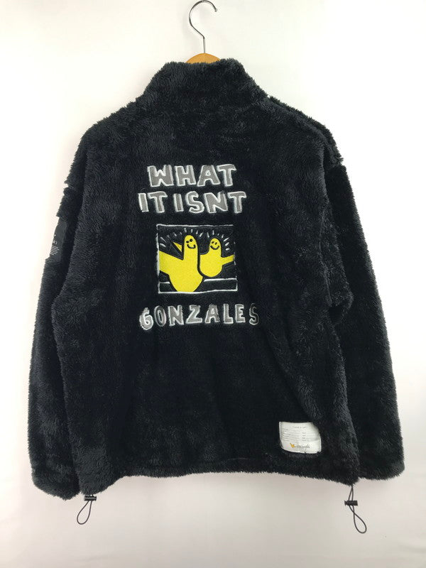 【中古美品】【メンズ】 Mark Gonzales マークゴンザレス SHAGGY BOA JACKET 2H7-64394 シャギーボア ジャケット アウター 142-260225-rt-07-tag サイズ：M カラー：ブラック 万代Net店