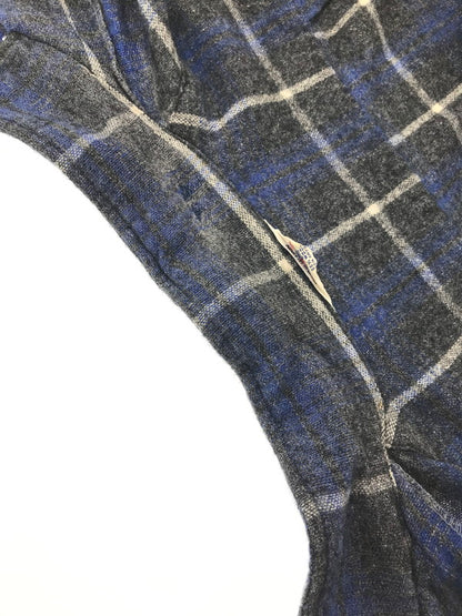【現状渡し品】【メンズ】 FRUIT OF THE LOOM フルーツ オブ ザ ルーム 60's WOOL RAYON OPEN COLLAR SHIRT ウール レーヨン オープンカラー シャツ トップス 146-260213-rt-08-tag カラー：グレー/ブルー 万代Net店
