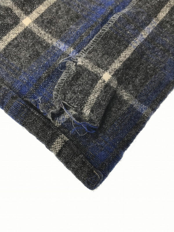 【現状渡し品】【メンズ】 FRUIT OF THE LOOM フルーツ オブ ザ ルーム 60's WOOL RAYON OPEN COLLAR SHIRT ウール レーヨン オープンカラー シャツ トップス 146-260213-rt-08-tag カラー：グレー/ブルー 万代Net店