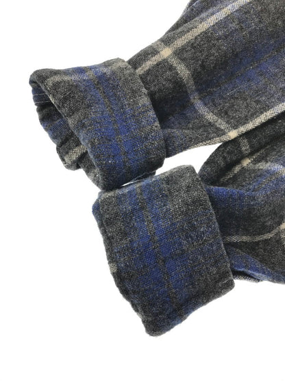 【現状渡し品】【メンズ】 FRUIT OF THE LOOM フルーツ オブ ザ ルーム 60's WOOL RAYON OPEN COLLAR SHIRT ウール レーヨン オープンカラー シャツ トップス 146-260213-rt-08-tag カラー：グレー/ブルー 万代Net店
