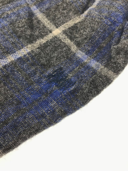 【現状渡し品】【メンズ】 FRUIT OF THE LOOM フルーツ オブ ザ ルーム 60's WOOL RAYON OPEN COLLAR SHIRT ウール レーヨン オープンカラー シャツ トップス 146-260213-rt-08-tag カラー：グレー/ブルー 万代Net店