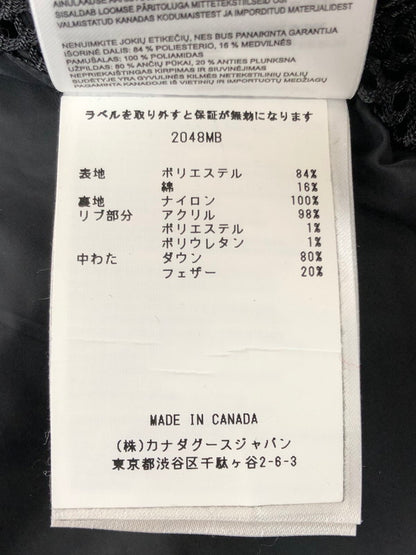【中古品】【メンズ】 CANADA GOOSE カナダグース WYNDHAM PARKA BLACK LABEL 2048MB ウィンダム パーカー ブラックレーベル 国内正規 140-260216-rt-05-tag サイズ：S カラー：ブラック 万代Net店