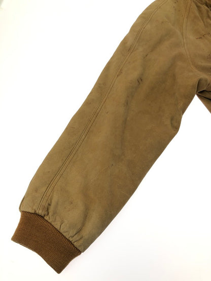 【現状渡し品】【メンズ】 MARLBORO マルボロ 90's GUN FLAP SUEDE LEATHER JACKET ガンフラップ スエード レザー ジャケット 146-260216-rt-19-tag サイズ：XL カラー：ブラウン 万代Net店