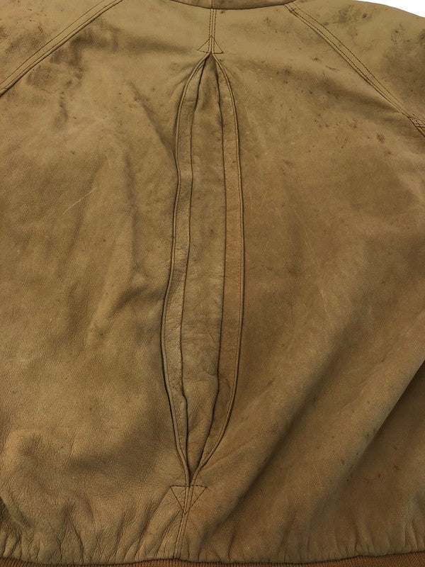 【現状渡し品】【メンズ】 MARLBORO マルボロ 90's GUN FLAP SUEDE LEATHER JACKET ガンフラップ スエード レザー ジャケット 146-260216-rt-19-tag サイズ：XL カラー：ブラウン 万代Net店