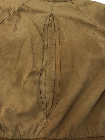 【現状渡し品】【メンズ】 MARLBORO マルボロ 90's GUN FLAP SUEDE LEATHER JACKET ガンフラップ スエード レザー ジャケット 146-260216-rt-19-tag サイズ：XL カラー：ブラウン 万代Net店