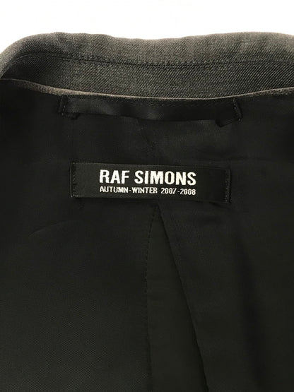 【ジャンク品】【メンズ】 RAF SIMONS ラフシモンズ 07AW SET UP セットアップ ジャケット ボトムス 141-260214-na-09-tag サイズ：44 カラー：グレー系 万代Net店