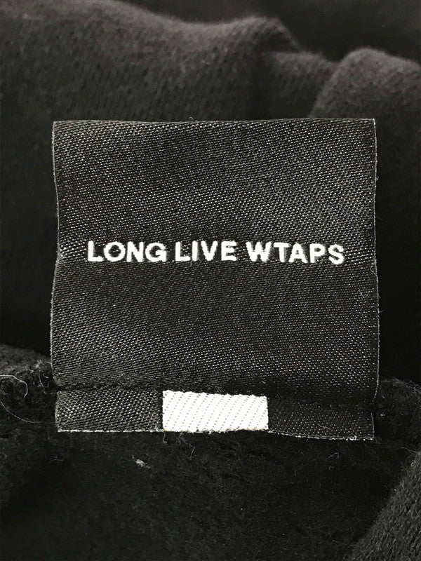 【中古品】【メンズ】 WTAPS ダブルタップス LONG LIVE HOODIE ロング ライブ フーディー パーカー トップス 142-260408-rt-07-tag サイズ：4 カラー：ブラック 万代Net店
