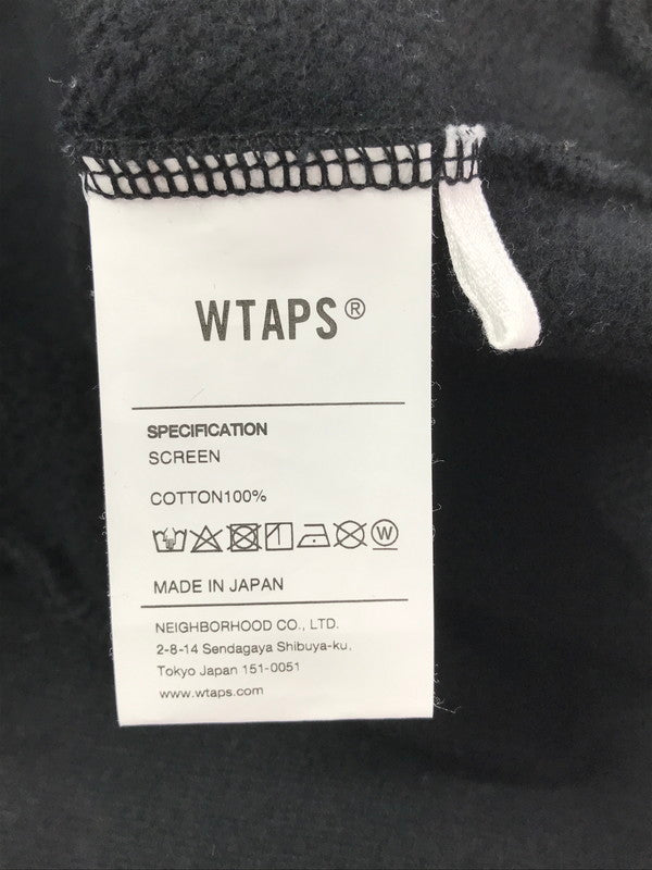 【中古品】【メンズ】 WTAPS ダブルタップス LONG LIVE HOODIE ロング ライブ フーディー パーカー トップス 142-260408-rt-07-tag サイズ：4 カラー：ブラック 万代Net店