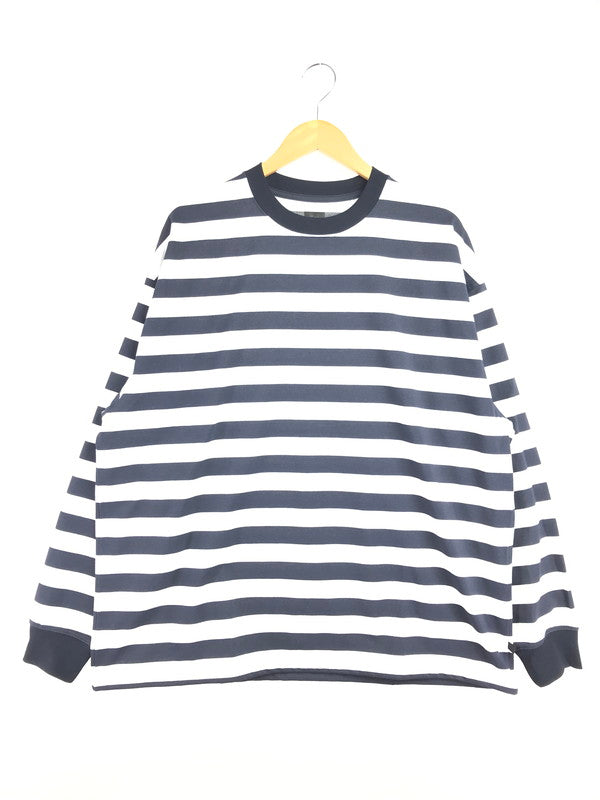 【中古品】【メンズ】 DAIWAPIER39 ダイワピア TECH DRAWSTRING BORDER L/S TEE BE-33024 テック ドローストリング ボーダー　ロングスリーブTシャツ トップス 140-260522-rt-09-tagh サイズ：XL カラー：ネイビー 万代Net店