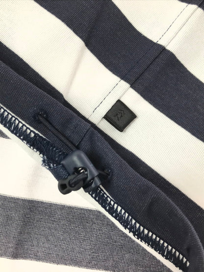 【中古品】【メンズ】 DAIWAPIER39 ダイワピア TECH DRAWSTRING BORDER L/S TEE BE-33024 テック ドローストリング ボーダー　ロングスリーブTシャツ トップス 140-260522-rt-09-tagh サイズ：XL カラー：ネイビー 万代Net店