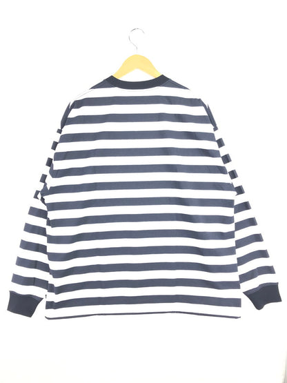 【中古品】【メンズ】 DAIWAPIER39 ダイワピア TECH DRAWSTRING BORDER L/S TEE BE-33024 テック ドローストリング ボーダー　ロングスリーブTシャツ トップス 140-260522-rt-09-tagh サイズ：XL カラー：ネイビー 万代Net店