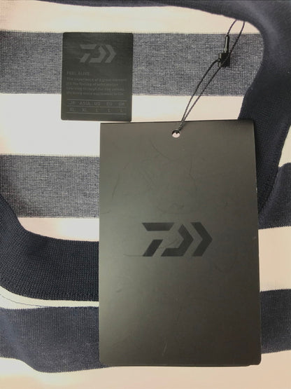 【中古品】【メンズ】 DAIWAPIER39 ダイワピア TECH DRAWSTRING BORDER L/S TEE BE-33024 テック ドローストリング ボーダー　ロングスリーブTシャツ トップス 140-260522-rt-09-tagh サイズ：XL カラー：ネイビー 万代Net店