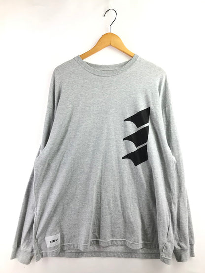 【中古品】【メンズ】 WTAPS ダブルタップス 25SS WOUND L/S CTPL 251ATDT-CSM10 ウーンド ロングスリーブ Tシャツ 142-260408-rt-01-tag サイズ：4 カラー：グレー 万代Net店