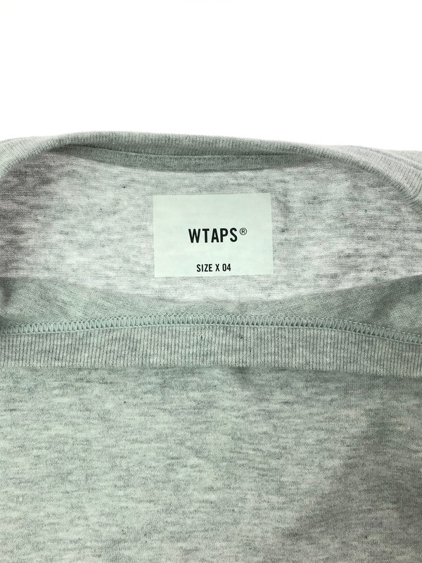 【中古品】【メンズ】 WTAPS ダブルタップス 25SS WOUND L/S CTPL 251ATDT-CSM10 ウーンド ロングスリーブ Tシャツ 142-260408-rt-01-tag サイズ：4 カラー：グレー 万代Net店