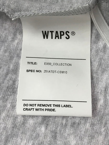 【中古品】【メンズ】 WTAPS ダブルタップス 25SS WOUND L/S CTPL 251ATDT-CSM10 ウーンド ロングスリーブ Tシャツ 142-260408-rt-01-tag サイズ：4 カラー：グレー 万代Net店