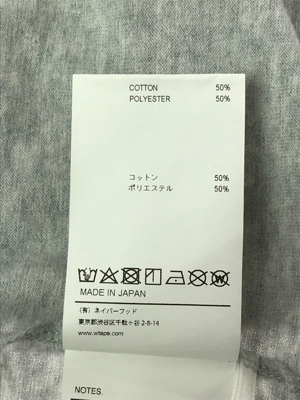 【中古品】【メンズ】 WTAPS ダブルタップス 25SS WOUND L/S CTPL 251ATDT-CSM10 ウーンド ロングスリーブ Tシャツ 142-260408-rt-01-tag サイズ：4 カラー：グレー 万代Net店