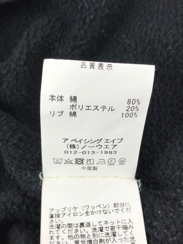【中古品】【メンズ】 A BATHING APE アベイシングエイプ PIRATE SWEATSHIRT 004GDI221001H パイレーツ スウェットシャツ トレーナー 142-260518-na-27-tagh サイズ：XL カラー：ブラック 万代Net店