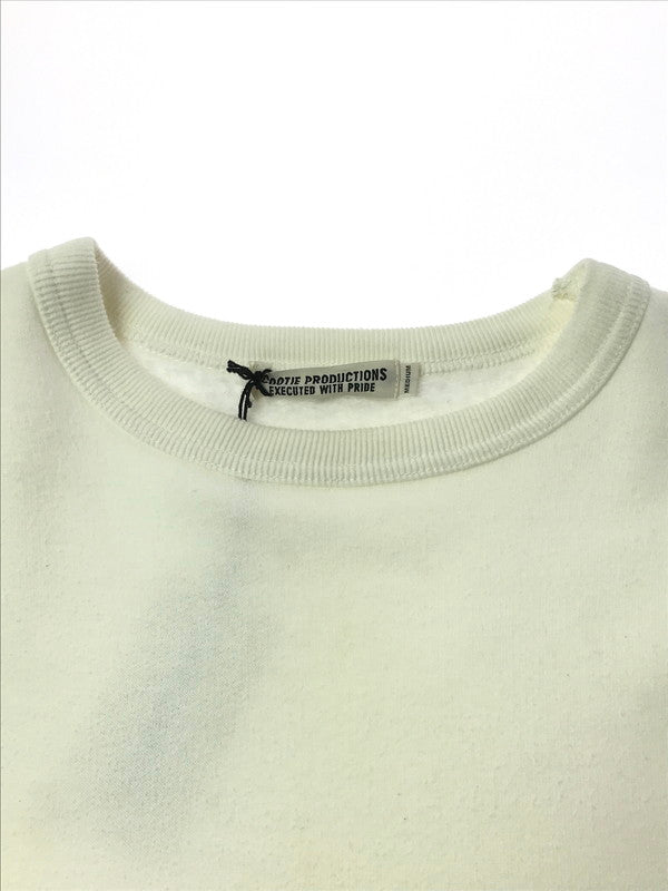 【中古品】【メンズ】 COOTIE クーティー T C CREWNECK SWEATSHIRT CTE-19A312 クルーネック スウェットシャツ トップス 142-260408-rt-02-tag サイズ：M カラー：ホワイト 万代Net店