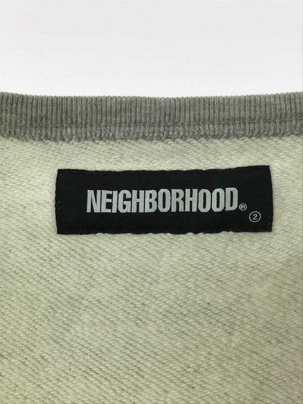 【中古品】【メンズ】 NEIGHBORHOOD ネイバーフッド 21AW CLASSIC-S C-CREW.L/S 212FPNH-CSM02 クラシック クルーネック トレーナー トップス 142-260408-rt-04-tag サイズ：S カラー：グレー 万代Net店