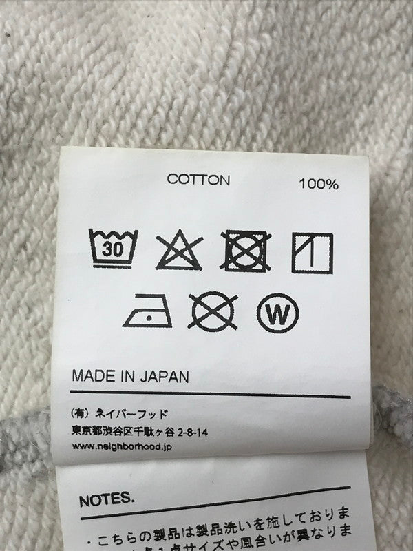 【中古品】【メンズ】 NEIGHBORHOOD ネイバーフッド 21AW CLASSIC-S C-CREW.L/S 212FPNH-CSM02 クラシック クルーネック トレーナー トップス 142-260408-rt-04-tag サイズ：S カラー：グレー 万代Net店