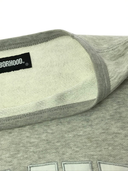 【中古品】【メンズ】 NEIGHBORHOOD ネイバーフッド 21AW CLASSIC-S C-CREW.L/S 212FPNH-CSM02 クラシック クルーネック トレーナー トップス 142-260408-rt-04-tag サイズ：S カラー：グレー 万代Net店