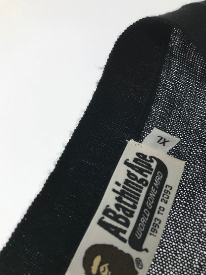 【中古品】【メンズ】 A BATHING APE ア ベイシング エイプ KNIT CARDIGAN 001KNA301002X ニット カーディガン トップス 142-260522-rt-07-tagh サイズ：XL カラー：ブラック 万代Net店