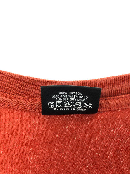 【中古品】【メンズ】 STUSSY ステューシー S CROWN LS T-SHIRT エス クラウン ロングスリーブ Tシャツ 長袖 Tシャツ トップス 142-260709-rt-28-tag サイズ：M カラー：オレンジ 万代Net店