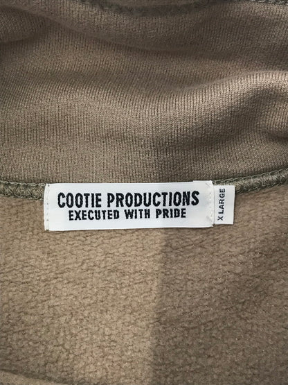 【中古品】【メンズ】 COOTIE PRODUCTIONS クーティー MOC NECK SWEATSHIRT モックネック スウェットシャツ トレーナー トップス 142-260522-rt-02-tagh サイズ：XL カラー：ブラウン 万代Net店