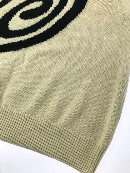 【中古品】【メンズ】 STUSSY ステューシー 22AW CURLY S SWEATER 117073 カーリー セーター ニット 142-260405-na-01-tag サイズ：L カラー：アイボリー 万代Net店