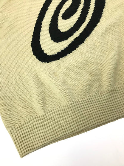 【中古品】【メンズ】 STUSSY ステューシー 22AW CURLY S SWEATER 117073 カーリー セーター ニット 142-260405-na-01-tag サイズ：L カラー：アイボリー 万代Net店