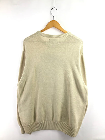 【中古品】【メンズ】 STUSSY ステューシー 22AW CURLY S SWEATER 117073 カーリー セーター ニット 142-260405-na-01-tag サイズ：L カラー：アイボリー 万代Net店