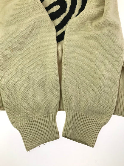 【中古品】【メンズ】 STUSSY ステューシー 22AW CURLY S SWEATER 117073 カーリー セーター ニット 142-260405-na-01-tag サイズ：L カラー：アイボリー 万代Net店