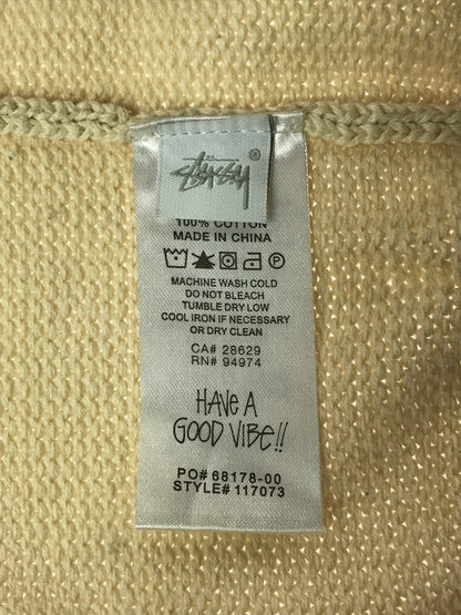 【中古品】【メンズ】 STUSSY ステューシー 22AW CURLY S SWEATER 117073 カーリー セーター ニット 142-260405-na-01-tag サイズ：L カラー：アイボリー 万代Net店