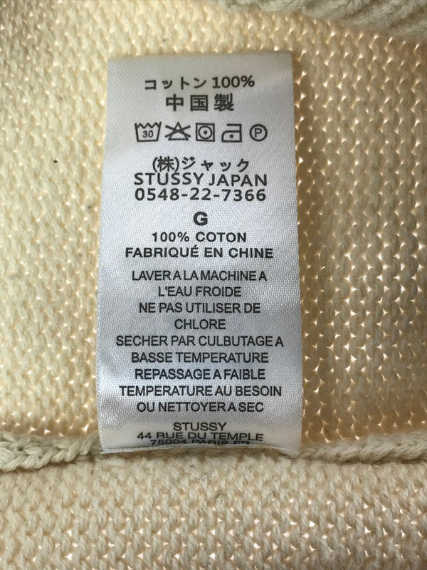 【中古品】【メンズ】 STUSSY ステューシー 22AW CURLY S SWEATER 117073 カーリー セーター ニット 142-260405-na-01-tag サイズ：L カラー：アイボリー 万代Net店