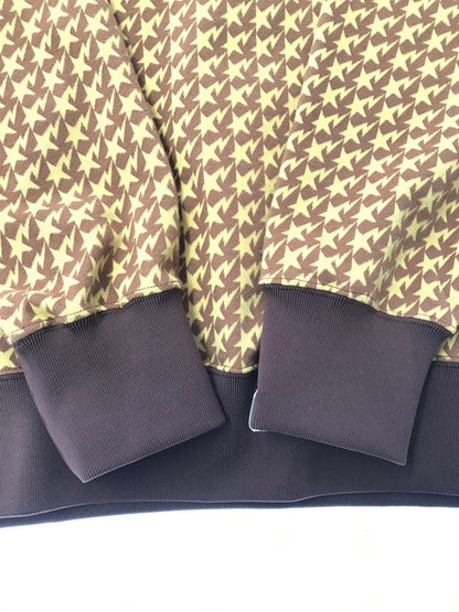 【中古品】【メンズ】 A BATHING APE アベイシングエイプ JACQUARD RELAXED FIT CREWNECK SWEATSHIRT 001SWK801002M クルーネック スウェットシャツ 142-260520-na-20-tagh サイズ：M カラー：ブラウン 万代Net店