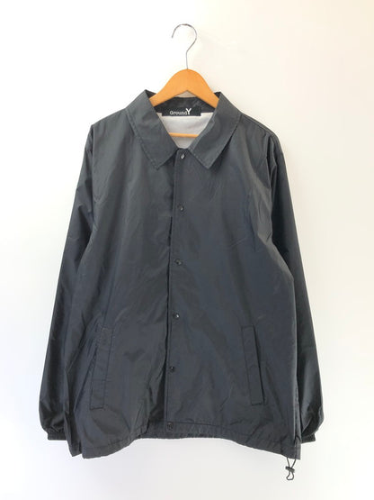 【中古品】【メンズ】 GROUND Y グラウンド ワイ COACH JACKET コーチ ジャケット ライトアウター 140-260705-rt-03-tag サイズ：3 カラー：ブラック 万代Net店
