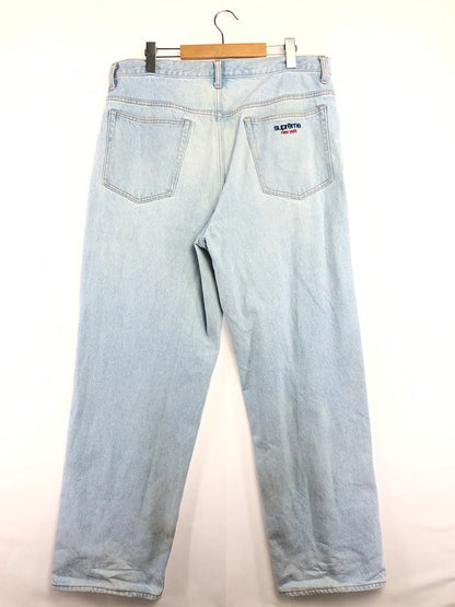【現状渡し品】【メンズ】 Supreme シュプリーム 24SS BAGGY JEAN 24年春夏 バギー ジーンズ ボトムス 149-260321-rt-10-tag サイズ：34 カラー：ライトインディゴ 万代Net店