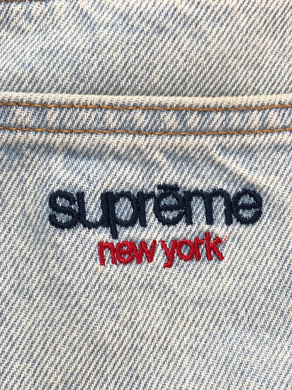 【現状渡し品】【メンズ】 Supreme シュプリーム 24SS BAGGY JEAN 24年春夏 バギー ジーンズ ボトムス 149-260321-rt-10-tag サイズ：34 カラー：ライトインディゴ 万代Net店