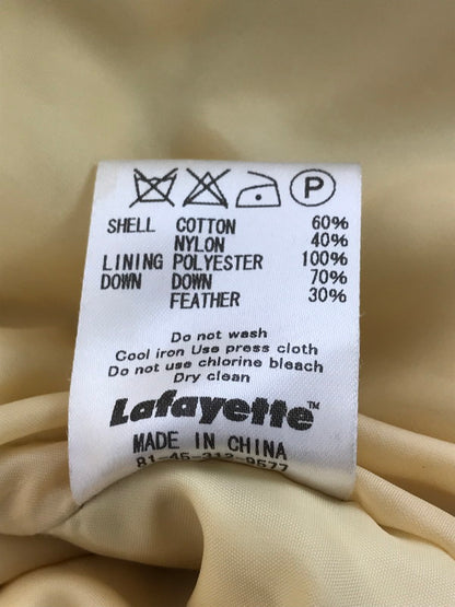 【中古品】【メンズ】 Lafayette ラファイエット HOODED DOWN JACKET NAVY LFT13AW04 フーデッド ダウン ジャケット 142-260219-rt-10-tag サイズ：L カラー：ネイビー 万代Net店