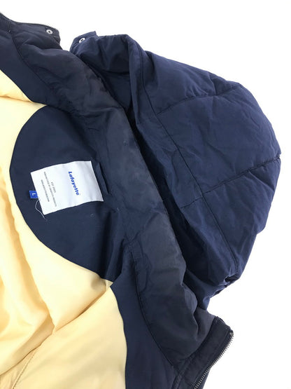 【中古品】【メンズ】 Lafayette ラファイエット HOODED DOWN JACKET NAVY LFT13AW04 フーデッド ダウン ジャケット 142-260219-rt-10-tag サイズ：L カラー：ネイビー 万代Net店