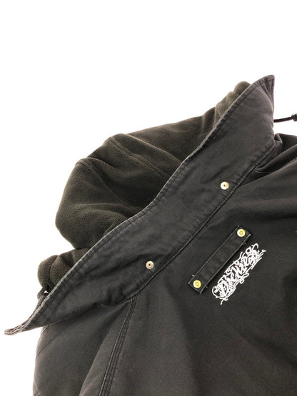 【メンズ】 × DICKIES ディッキーズ 24AW HOODED WORK JACKET ワーク ジャケット 149-260320-rt-29-tag サイズ：L カラー：ブラック 万代Net店