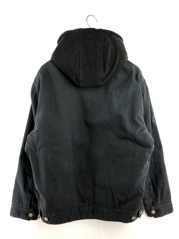 【メンズ】 × DICKIES ディッキーズ 24AW HOODED WORK JACKET ワーク ジャケット 149-260320-rt-29-tag サイズ：L カラー：ブラック 万代Net店