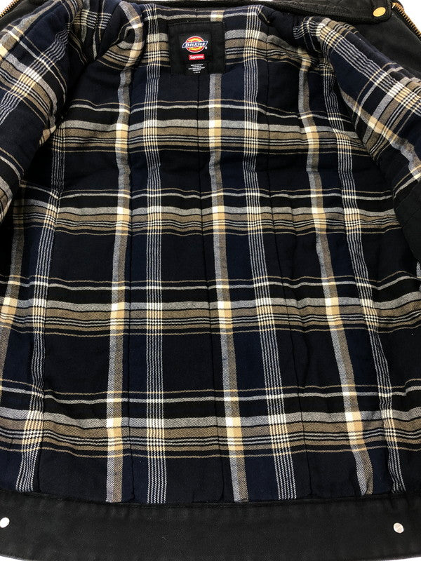 【メンズ】 × DICKIES ディッキーズ 24AW HOODED WORK JACKET ワーク ジャケット 149-260320-rt-29-tag サイズ：L カラー：ブラック 万代Net店