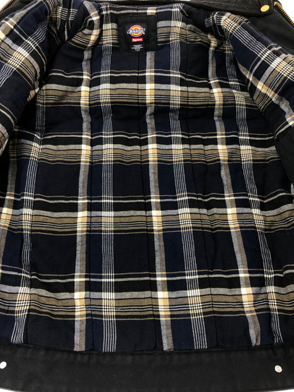 【メンズ】 × DICKIES ディッキーズ 24AW HOODED WORK JACKET ワーク ジャケット 149-260320-rt-29-tag サイズ：L カラー：ブラック 万代Net店