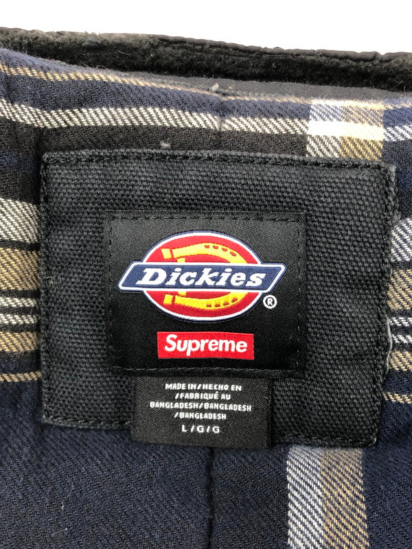 【メンズ】 × DICKIES ディッキーズ 24AW HOODED WORK JACKET ワーク ジャケット 149-260320-rt-29-tag サイズ：L カラー：ブラック 万代Net店