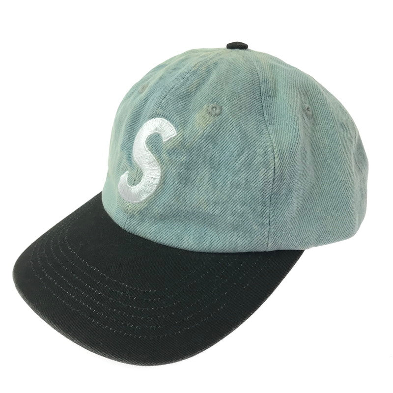 【中古品】【メンズ】 Supreme シュプリーム 25AW PIGMENT COATED 2-TONE S LOGO 6-PANEL 2トーン ロゴ 6パネル キャップ 帽子 185-260420-na-06-tagh カラー：デニム 万代Net店