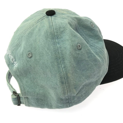【中古品】【メンズ】 Supreme シュプリーム 25AW PIGMENT COATED 2-TONE S LOGO 6-PANEL 2トーン ロゴ 6パネル キャップ 帽子 185-260420-na-06-tagh カラー：デニム 万代Net店