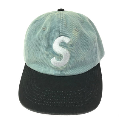 【中古品】【メンズ】 Supreme シュプリーム 25AW PIGMENT COATED 2-TONE S LOGO 6-PANEL 2トーン ロゴ 6パネル キャップ 帽子 185-260420-na-06-tagh カラー：デニム 万代Net店