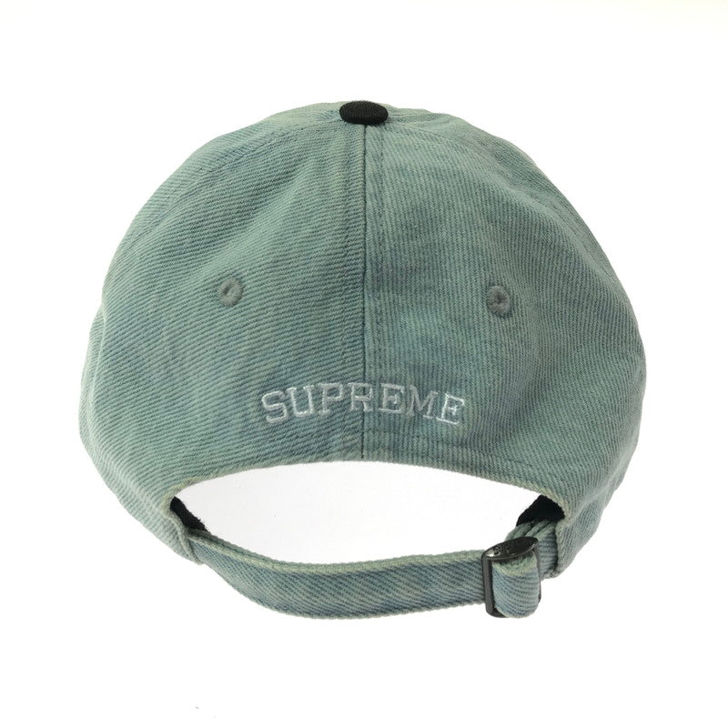 【中古品】【メンズ】 Supreme シュプリーム 25AW PIGMENT COATED 2-TONE S LOGO 6-PANEL 2トーン ロゴ 6パネル キャップ 帽子 185-260420-na-06-tagh カラー：デニム 万代Net店
