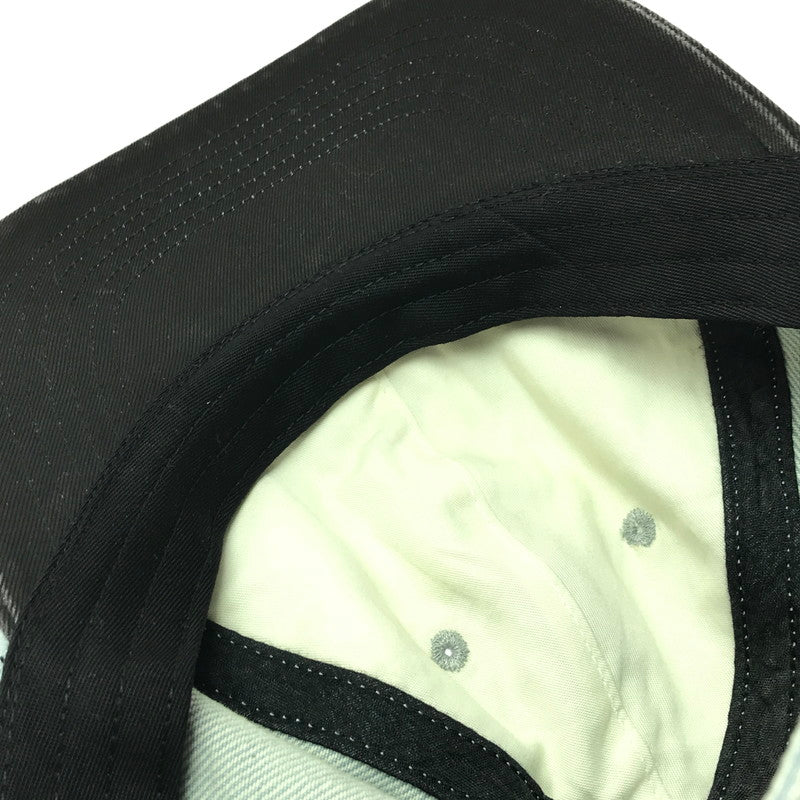 【中古品】【メンズ】 Supreme シュプリーム 25AW PIGMENT COATED 2-TONE S LOGO 6-PANEL 2トーン ロゴ 6パネル キャップ 帽子 185-260420-na-06-tagh カラー：デニム 万代Net店